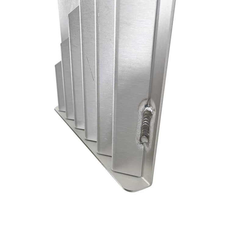 Pit Posse 544 Aluminum Zip Tie Cable Storage Holder Rack - Made in USA - Enclosed Race Trailer Shop Garage Fastener Storage Organizer Wall Mount (Silver) - Image 3